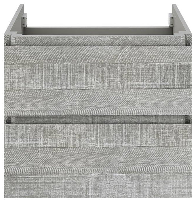Fresca Formosa Modern 58" Ash Wall Mount Double Sink Bathroom Cabinet