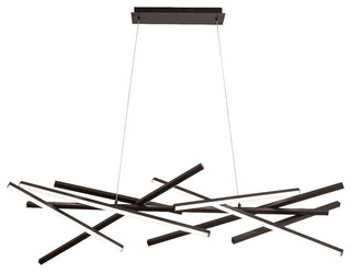 Carly Chandelier, 62W LED, Matte Black