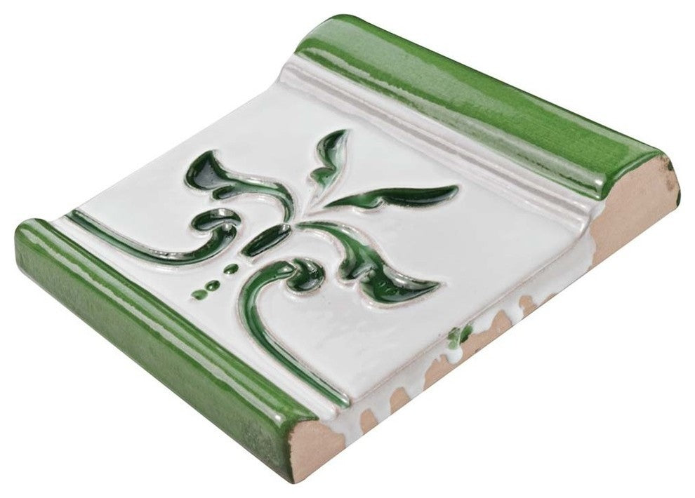 Novecento Friso Evoli Verdin Ceramic Wall Trim