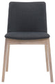 Deco Oak Dining Chair Dark Gray, Set of 2