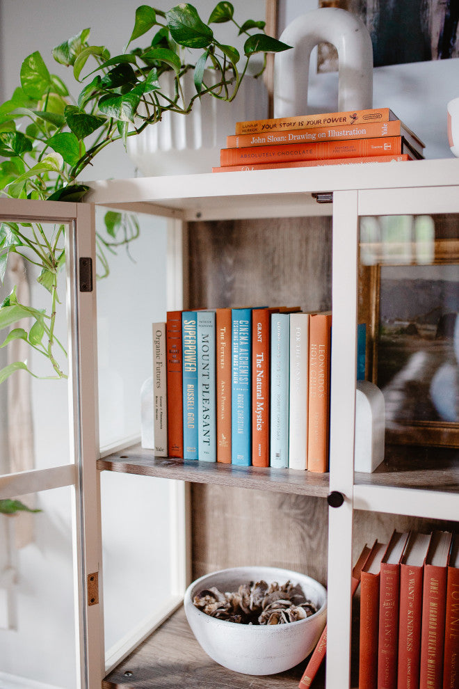 Decorative Books - Rustic Book Bundle - 1 foot of Blue Books