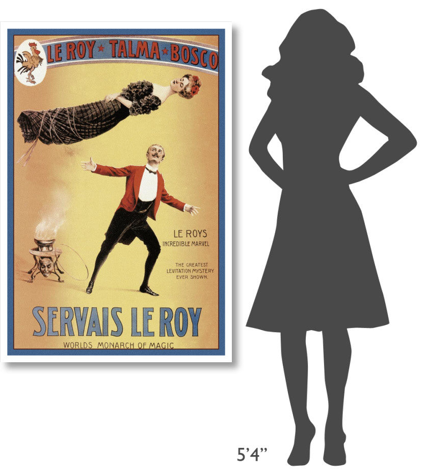 "Magicians: Servais LeRoy: World's Monarch of Magic" Print, 34"x50"