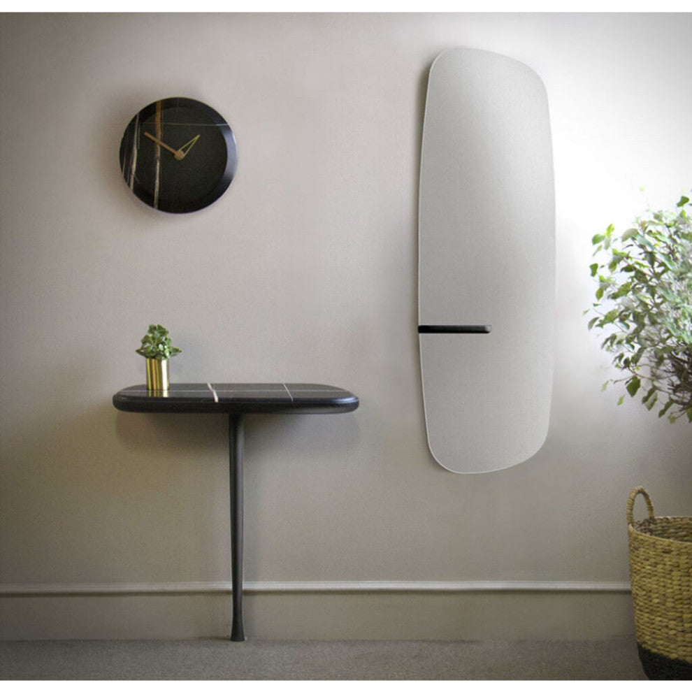 Nomon Espejo Pared Wall Mirror, Black Stained Ash