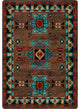 Desert Diamond Oka, Brown, 5'x8'
