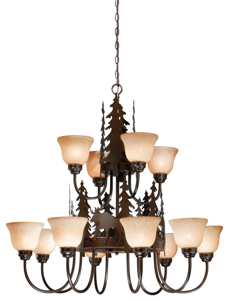 Yellowstone 12L Chandelier