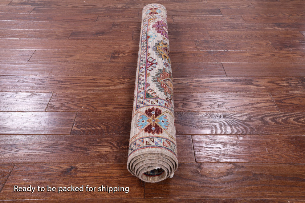Fine Turkmen Ersari Hand Knotted Rug 4' 1" X 6' 3" - Q12782
