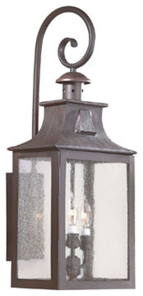 Troy Lighting Newton Three Light Wall Lantern BCD9005OBZ