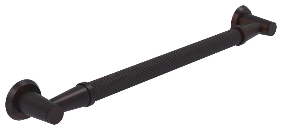 24" Reeded Grab Bar, Venetian Bronze
