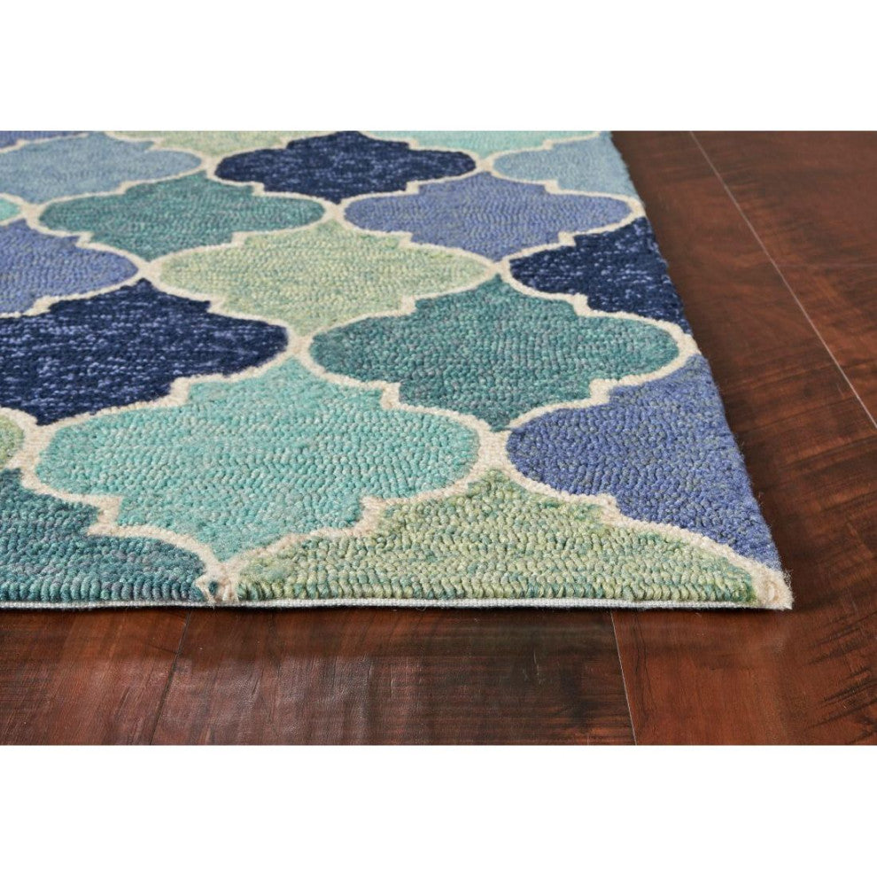 KAS Harbor 4231 Blue Stella Area Rug, 7'6"x9'6"