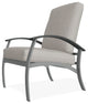 Belle Isle Cushion Deep Seating Outdoor Armchair, Cast Silver/Graphite