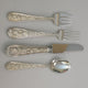 Kirk Stieff Sterling Silver Corsage 4 Piece Place Setting