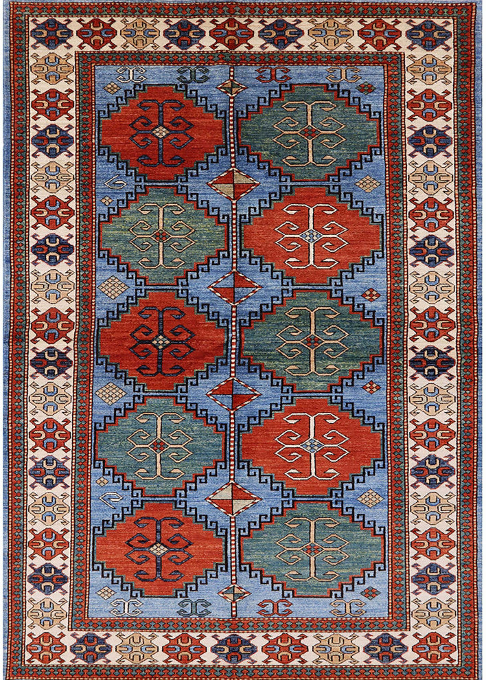 Ahgly Company Indoor Rectangle Mid-Century Modern Area Rugs, 7' x 10'