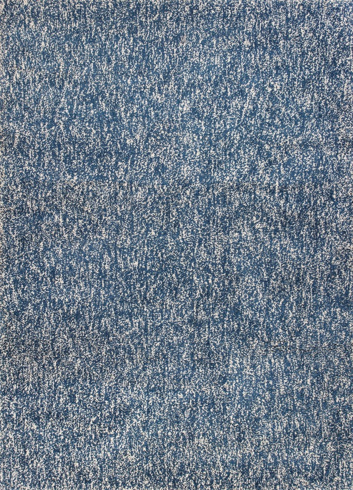 Bliss 1589 Indigo and Ivory Heather Rug, 8'x11'