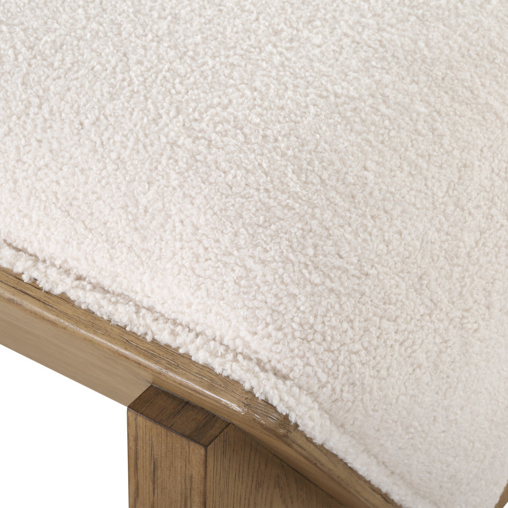 Uttermost - 23806 - Bench - Wedged - Soft Ivory