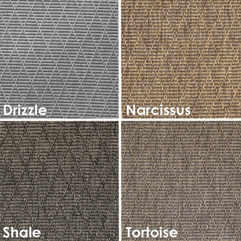 Luxurious Kasbah Diamond Pattern Indoor/Outdoor Rug, Drizzle, 3x10