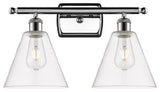Innovations 516-2W-PC-GBC-82 2 Light Bath Vanity Light, Polished Chrome