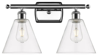 Innovations 516-2W-PC-GBC-82 2 Light Bath Vanity Light, Polished Chrome
