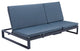 LeisureMod CLBL-82BU Chelsea Convertible Lounge Reclining Double Chaise Cushions