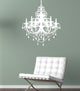 Chandelier, 46", Mocha