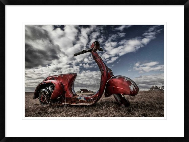 "Framed Memories" Framed Digital Print by Brin Ingibergsson-Bragi, 30x22"
