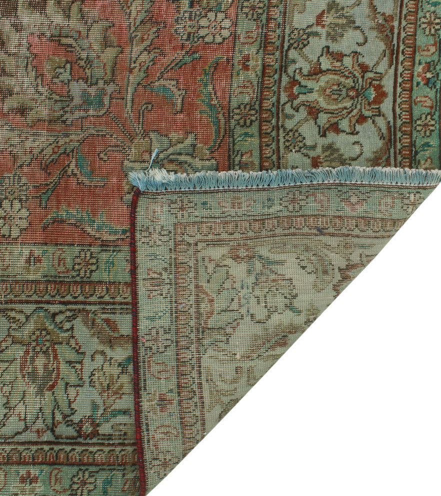Fine Vintage Distressed Ullock Red Rug