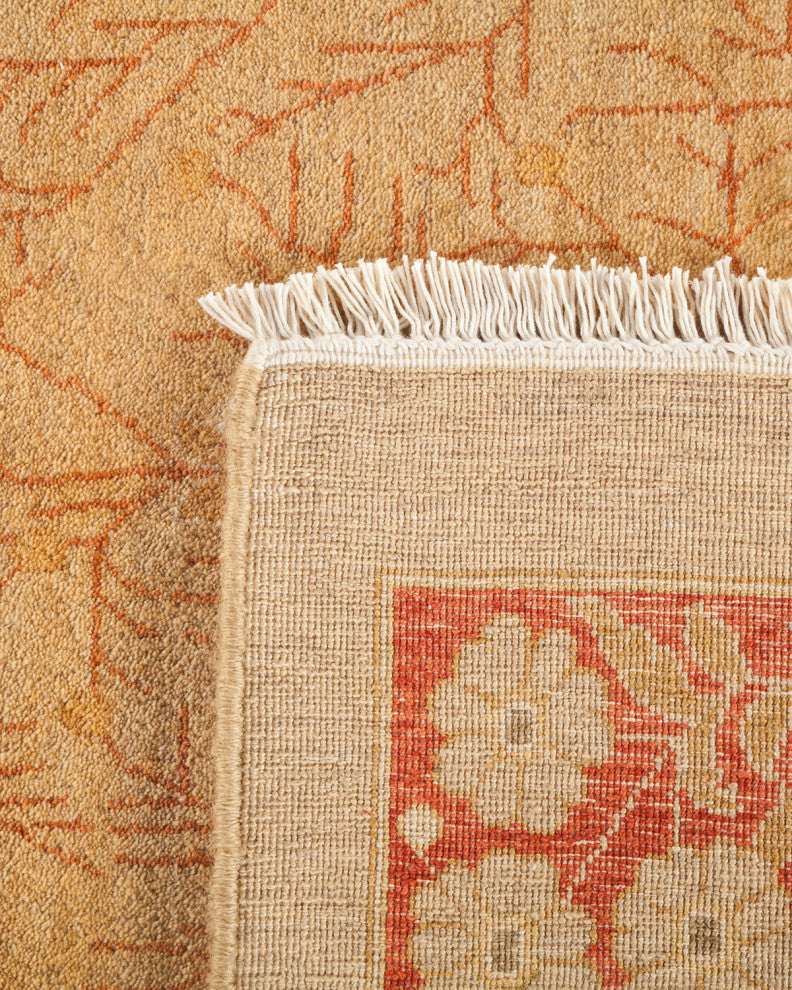 Mogul, One-of-a-Kind Hand-Knotted Area Rug Yellow, 12'2"x17'8"