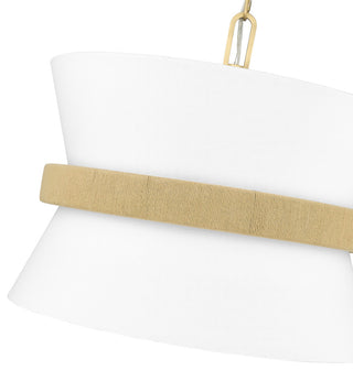 3 Light 16.1 in. Vintage Brass Pendant