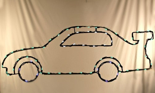 Green Race Car