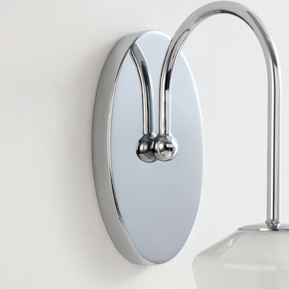 Nimbus 1 Light Wall Sconce Polished Nickle