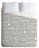 Iveta Abolina White Morning Duvet Cover Set, King