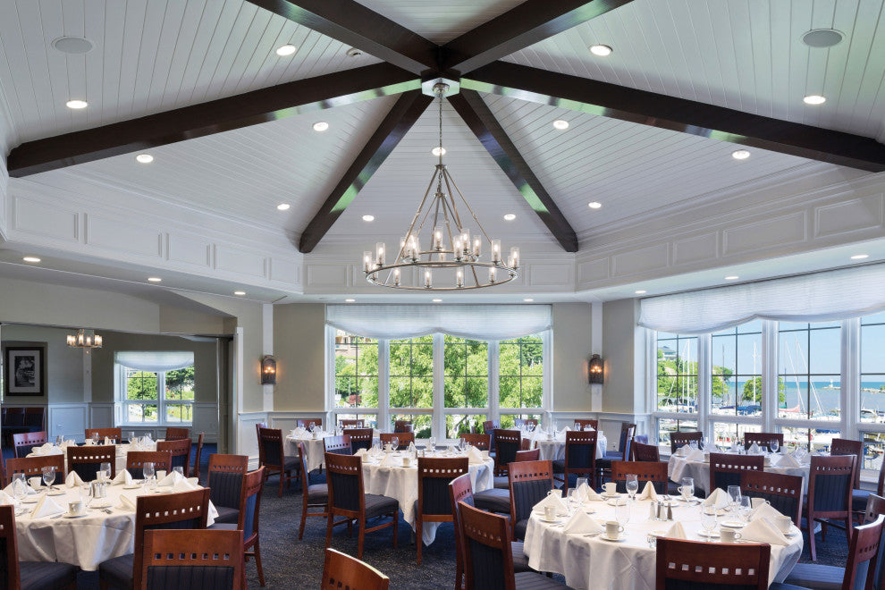 Rowley Large Wall Mount In Light Antique Brass