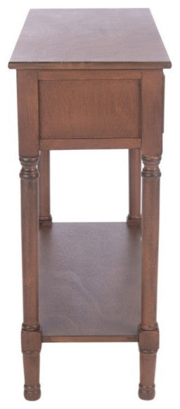 Safavieh Allura 2 Drawer Console Table, Brown