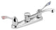 Moen M-BITION Double Handle Kitchen Faucet, 10"x9"x7"