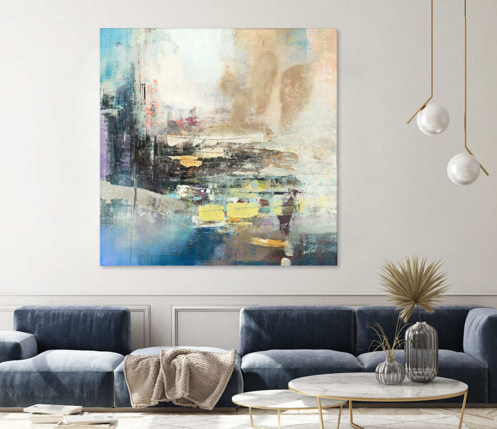 Awaken I - 54 x 54 by Nancy Ngo