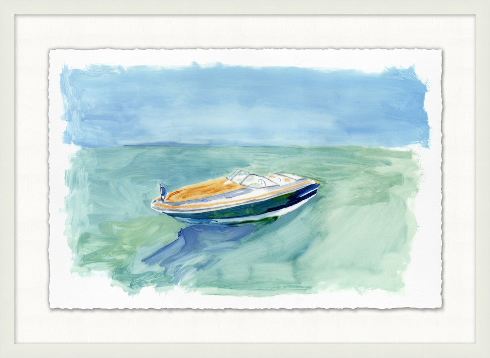 Lake Boating 2, Giclee Reproduction Artwork