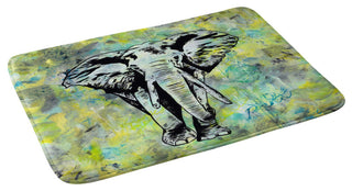 Amy Smith The Tough Elephantt Memory Foam Bath Mat, 17"x24"