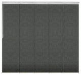 Koala Gray 5-Panel Track Extendable Vertical Blinds 58-110"W