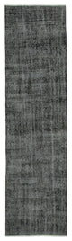 Rug N Carpet - Handmade Oriental 2' 8" x 9' 11" Vintage Floor Runner Rug