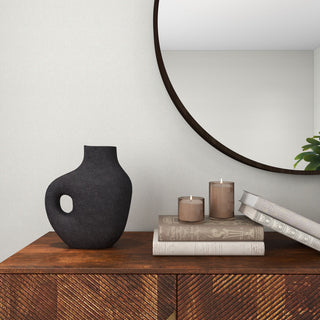 Fallon Black Decorative Metal Table Vase