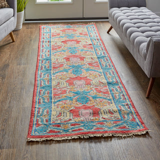 Weave & Wander Bennet Multi 2'6"x8' Hand Knotted Area Rug