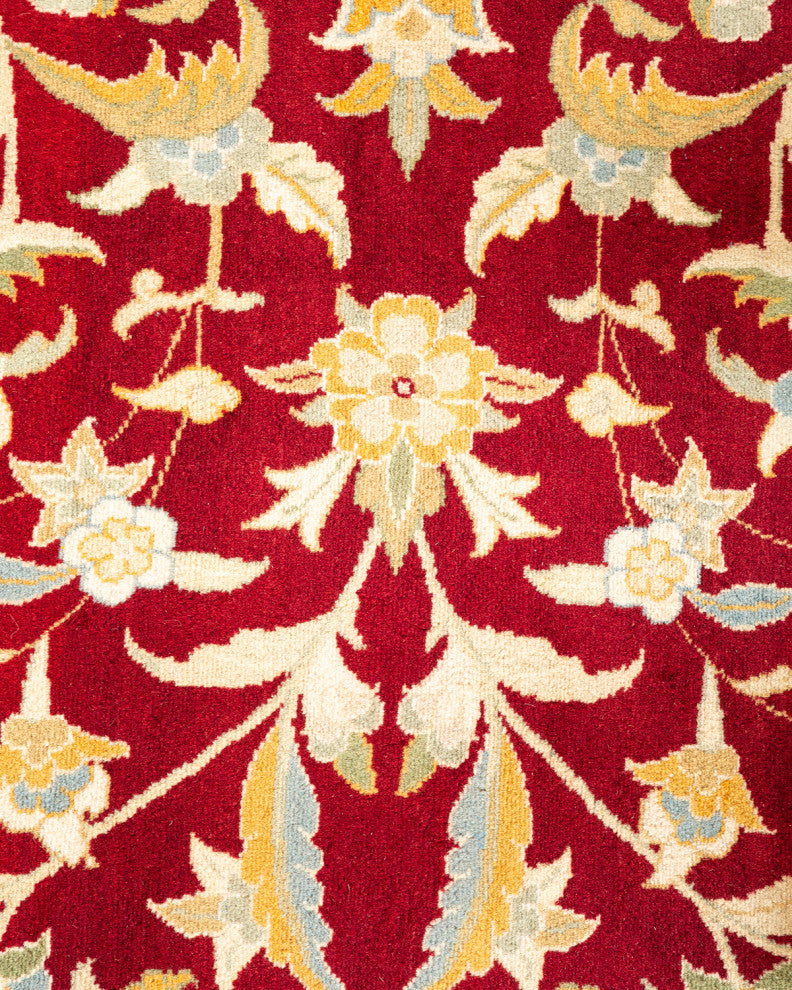 Mogul, One-of-a-Kind Hand-Knotted Area Rug Red, 9'3"x12'0"