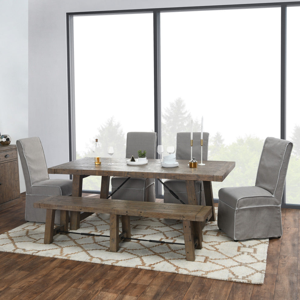 Tuscany Reclaimed Pine 72ï¿½ Bench by Kosas Home