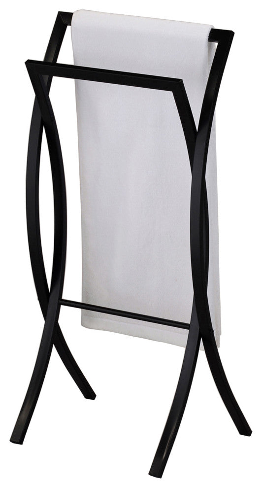Rusbac Metal Towel Stand (Black)