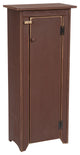 Farmhouse Pine Jelly Cupboard, Burgundy