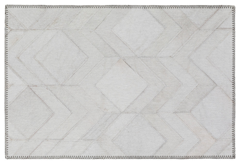 Indoor/Outdoor Stetson SS5 Linen Machine Washable 1'8" x 2'6" Rug