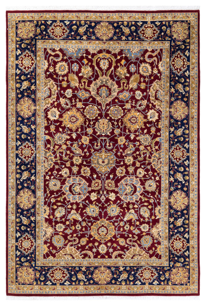 MOGUL, Hand Knotted Area Rug 9' 0" X 6' 1"