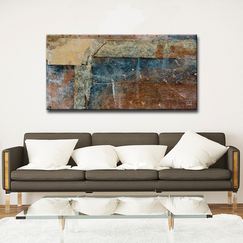 Ready2HangArt 'ABS XIII' Abstract Canvas Wall Art, 30"x40"