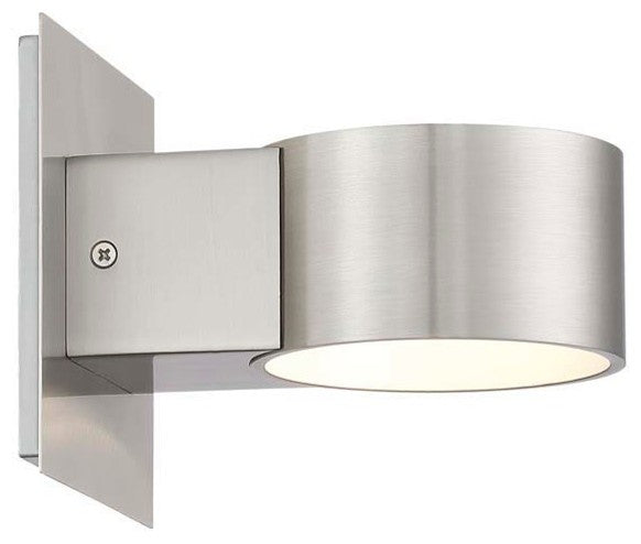 Lacapo LED Wall Sconce, Satin Nickel