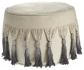 Sophisticated Ombre Pouf