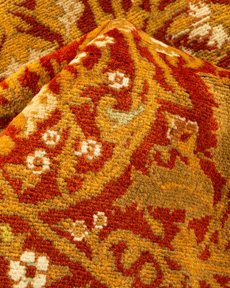 Mogul, One-of-a-Kind Hand-Knotted Area Rug Orange, 8' 2" x 10' 1"
